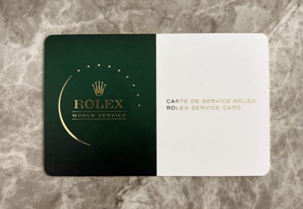 ロレックスの付属品